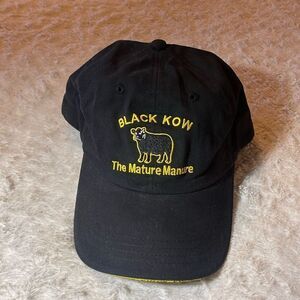 Black Kow the mature, manure hat